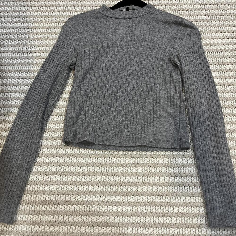 1. State Long Sleeve Grey Sweater